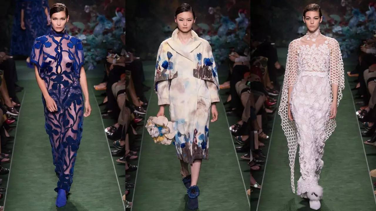 fendicouture2018秋冬高定礼服,fendi年度晚宴皮草定制