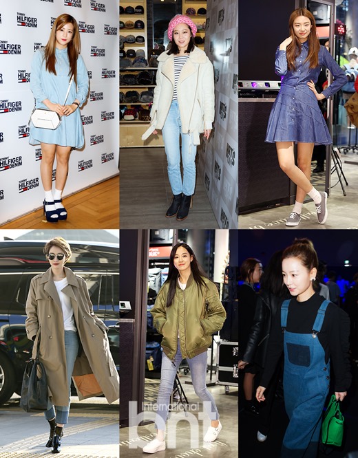 看韩星牛仔最潮搭春季教你赏心悦目