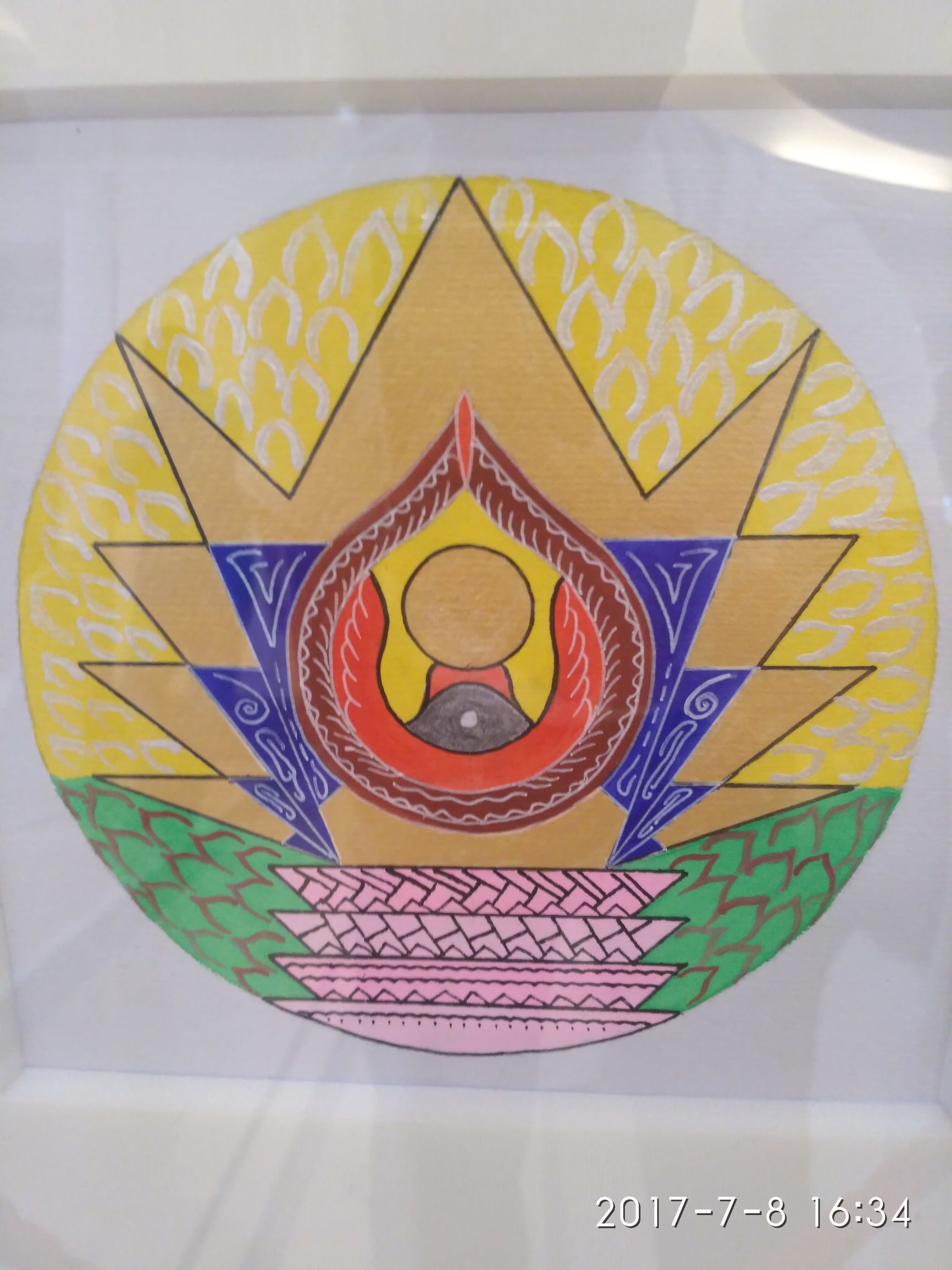 手绘曼陀罗答案,曼陀罗手绘瓶子