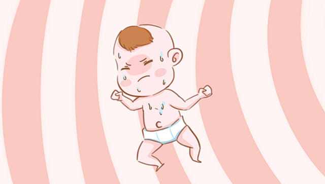 宝宝总是头上出汗怎么回事,宝宝脑袋出汗特别多是虚吗