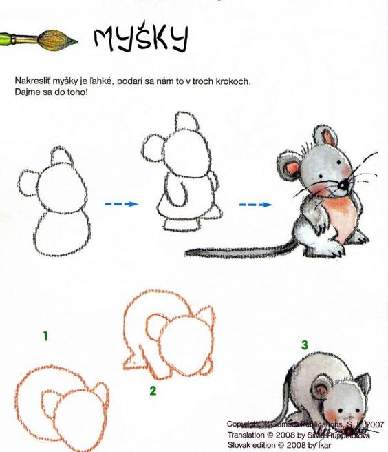 儿童画画教程3-6岁画小动物简笔画,儿童学画画教程简笔画动物