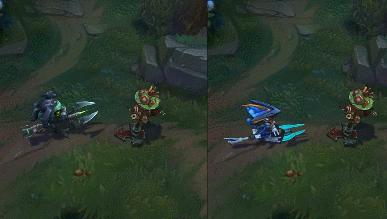 英雄联盟人马皮肤对比,银河魔装机神和欧米伽小队