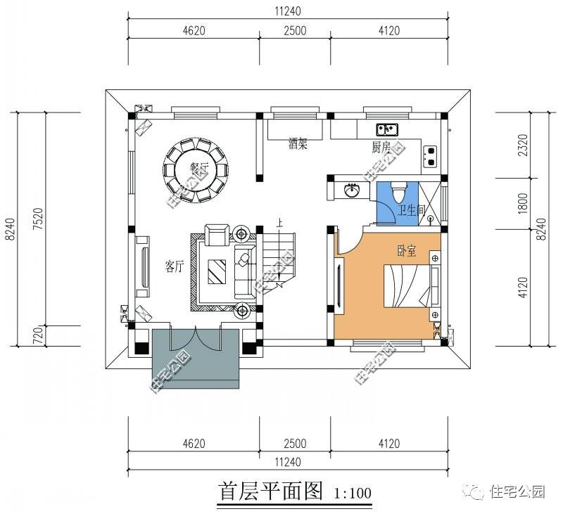 农村小别墅实拍造价100万了解一下,8*8农村经济型二层小别墅