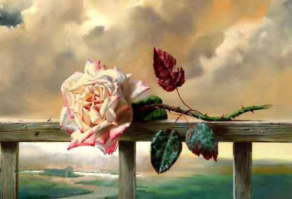 油画玫瑰花怎么画教程大全,油画玫瑰花蛋糕教程