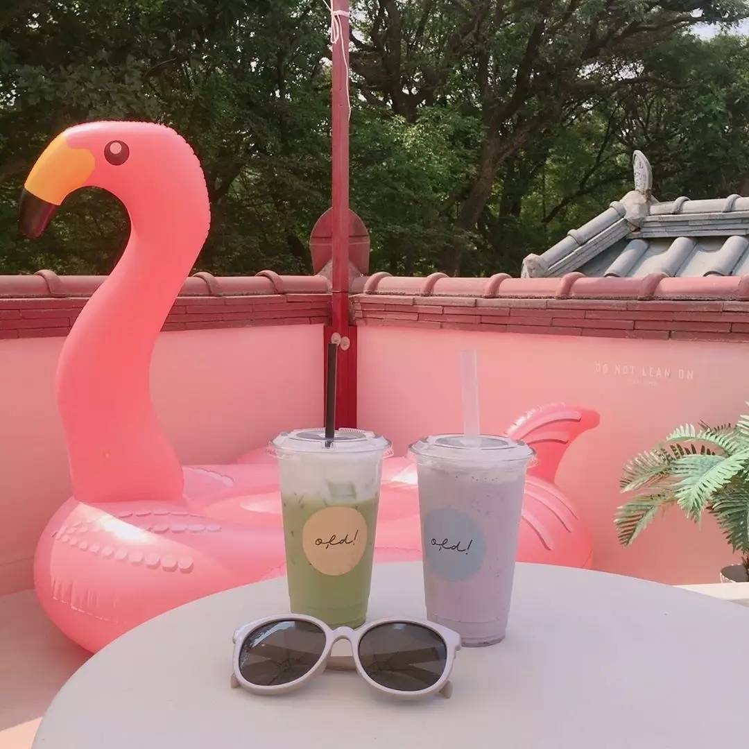 那些爱晒照片的女人,韩国好看的咖啡馆拍照