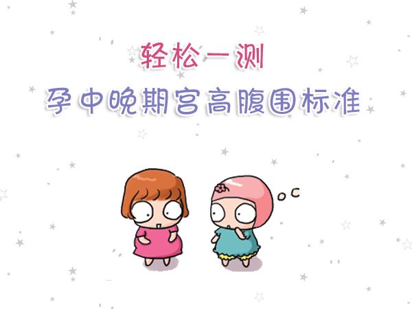 一分钟自测孕期健康指标,孕17周宫高17腹围78