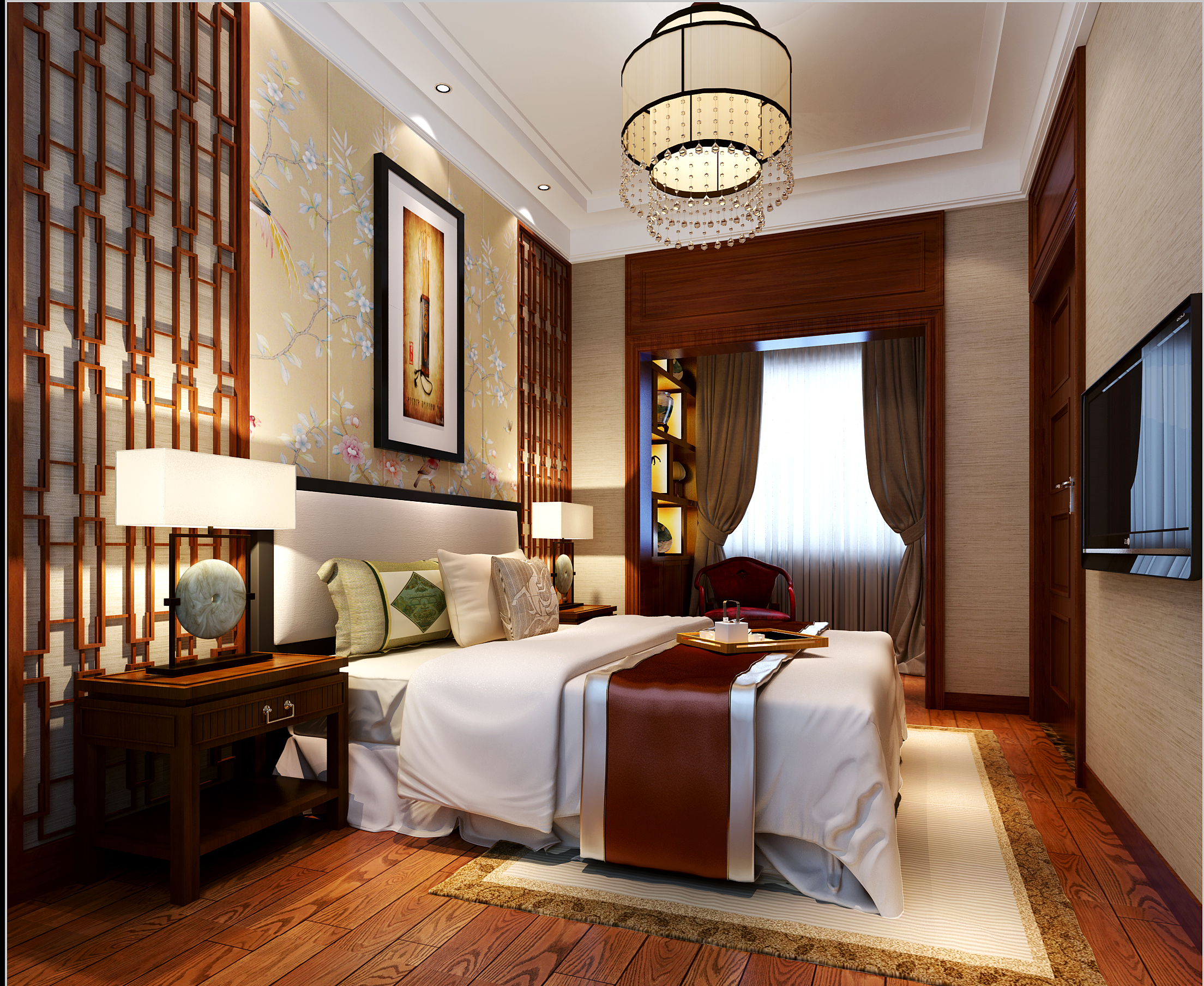 清雅俊逸唯美中式雅居,中式雅居风格图