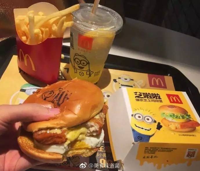 给你一份肯德基的美食,南宁汉堡