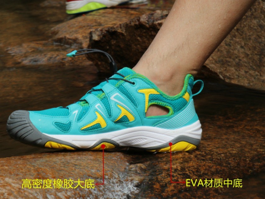 水陆两栖，凉爽一夏―――洛驰3H027E溯溪鞋测试