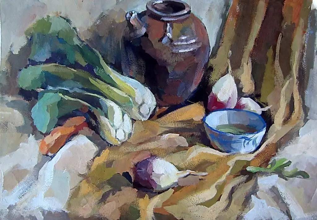 水粉画详细教程讲解,水粉画技法和技巧