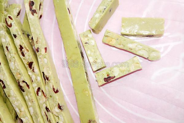 抹茶牛扎饼的配料,好吃的牛轧糖