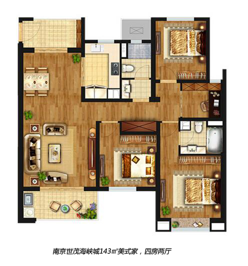 harborhouse家具怎么样,世茂复式楼美式轻奢效果