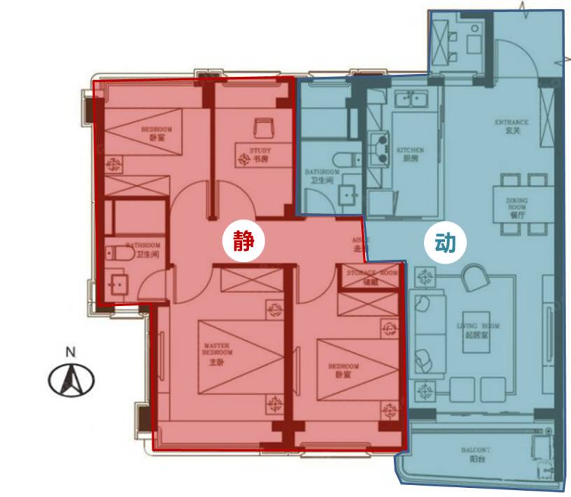保利熙悦大四房,保利熙悦142户型套内面积多少
