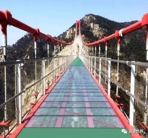 天蒙世界第一人行悬索桥,玩的就是心跳的景区