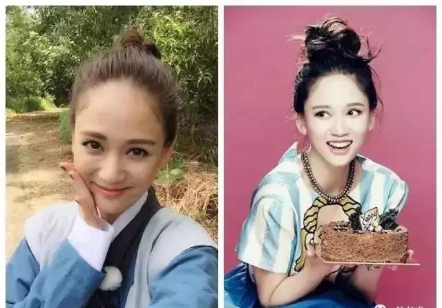 景甜赵丽颖的“炸毛丸子头”，让你减龄变少女！