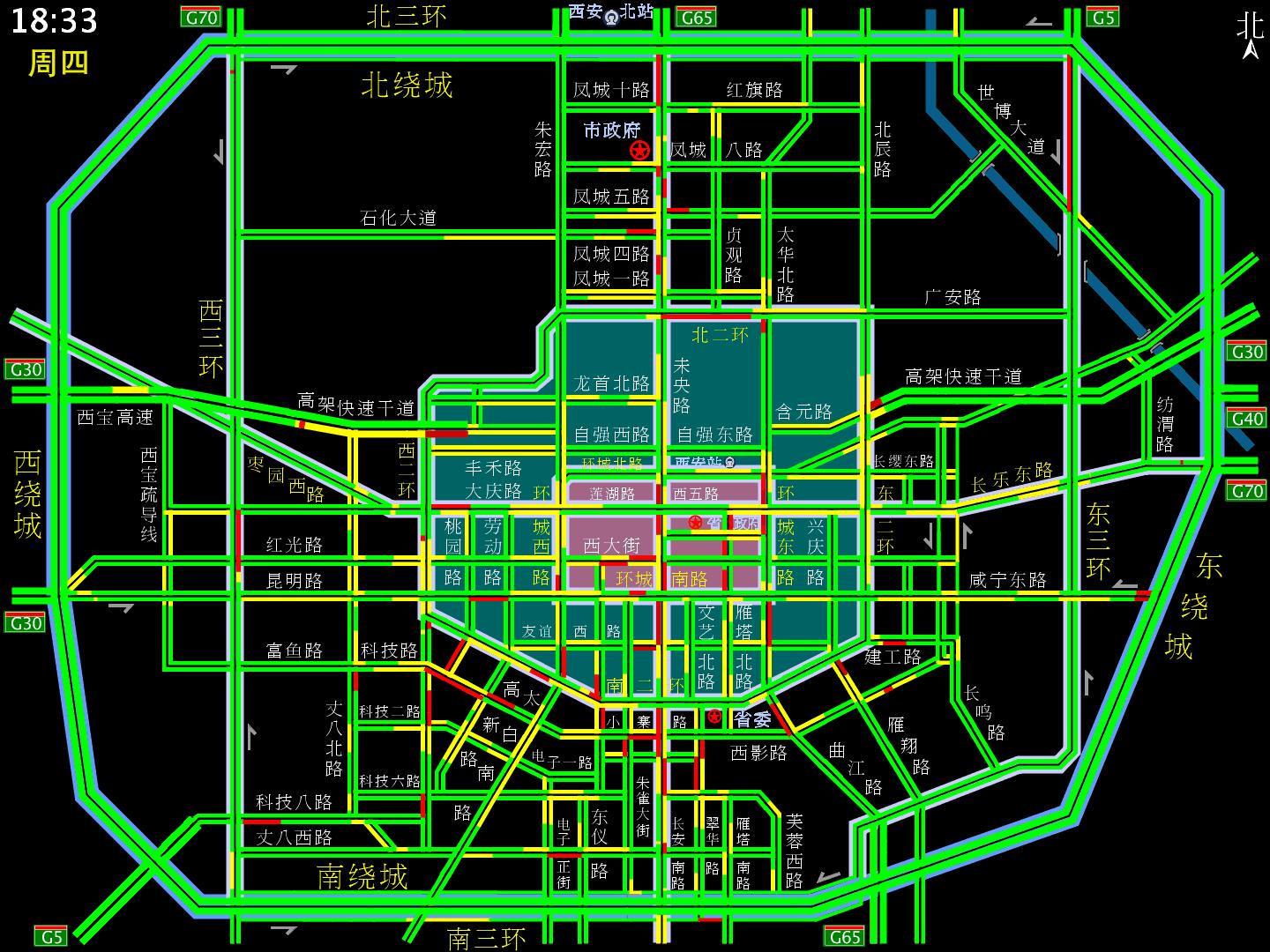 每日交通路线提示,一周出行计划