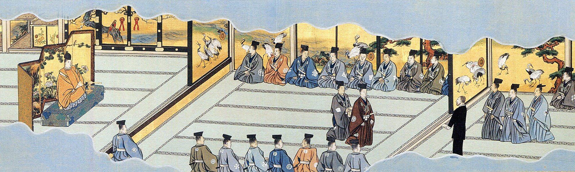 浮世绘在日本的发展,浮世绘终于在日本展示