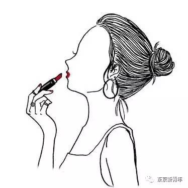 日本妹子的口红,日本女生的唇膏