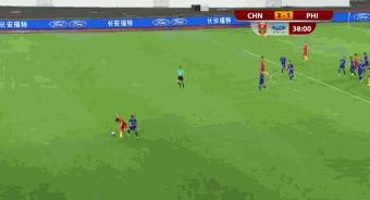 任航踢野球,任航华夏进球