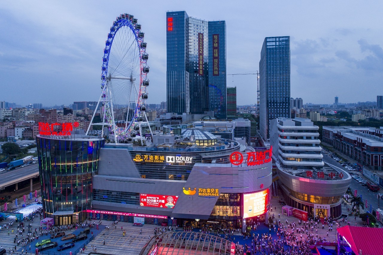 广州万达广场排名第一,广州金沙洲星港万达广场