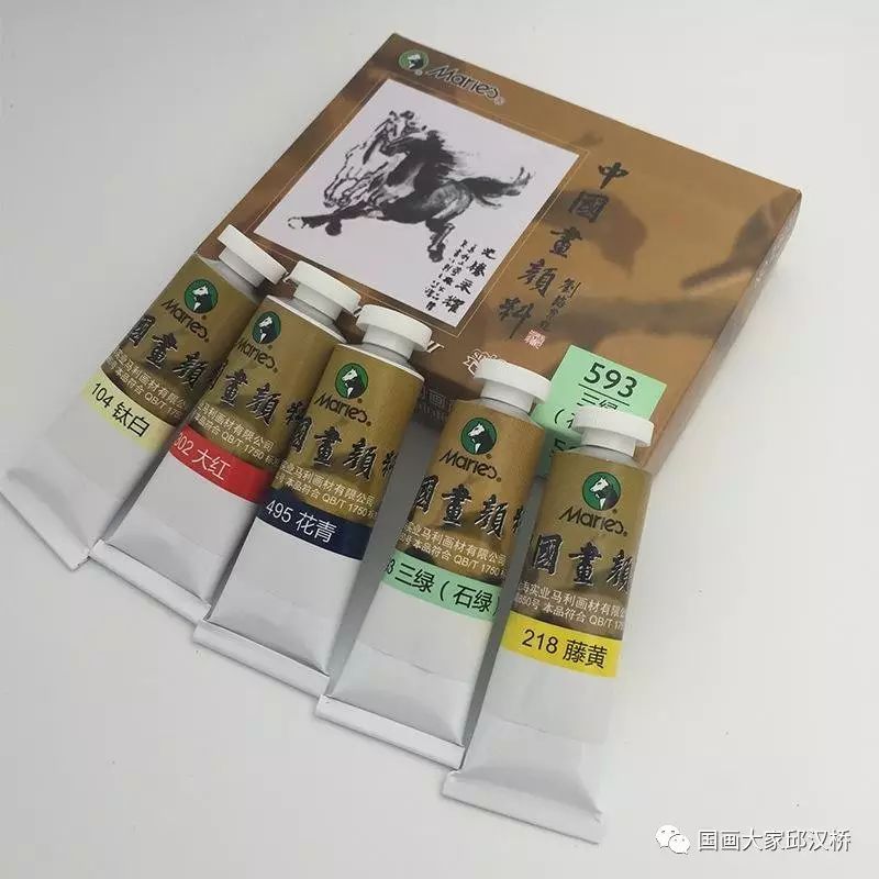 中国画颜料画教程,用中国画颜料画桃花