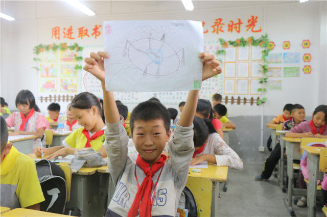 小学生天眼望远镜绘画作品,天眼简笔绘画小学生