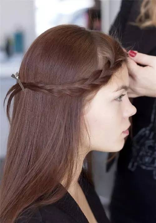 长直发帅气扎发,适合黑长直发的扎发