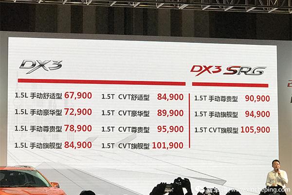 东南dx3新款2018款价格,2016款东南dx3手动尊贵