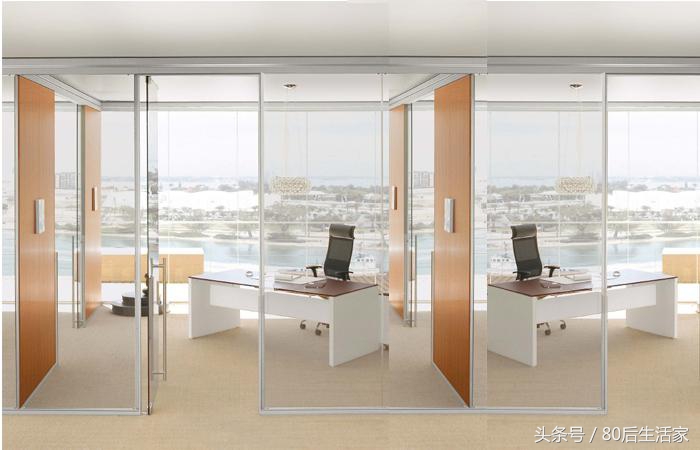 门窗铝合金隔断,玻璃隔断门效果图