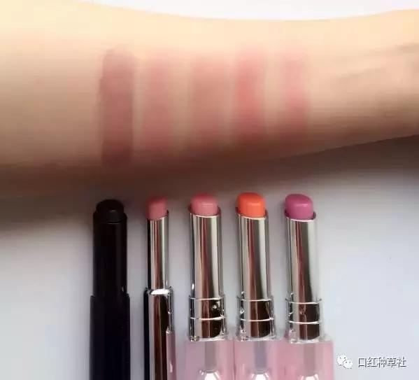 纪梵希n303唇膏小粉皮试色,纪梵希小粉皮唇膏303多少钱