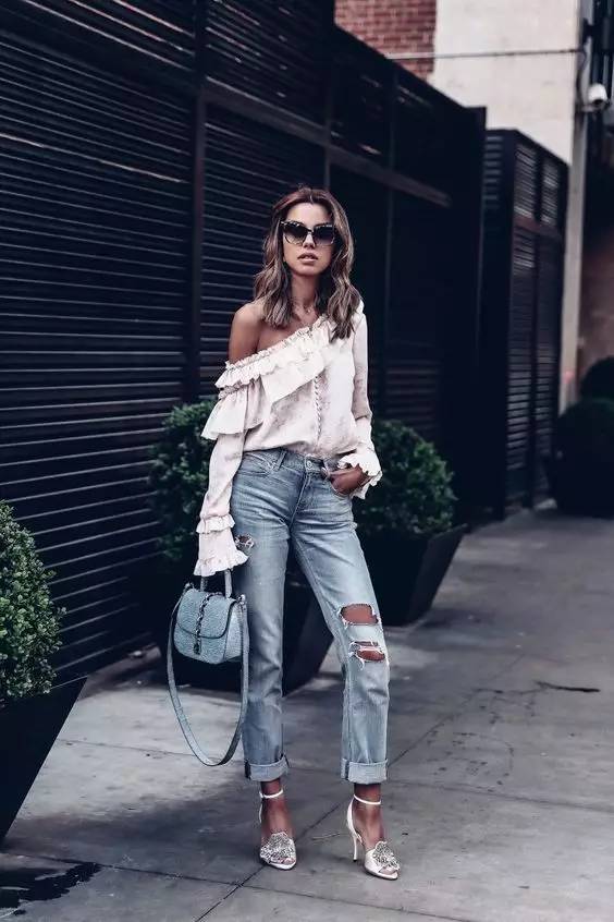 夏季仙女一字肩,一字肩夏季仙女