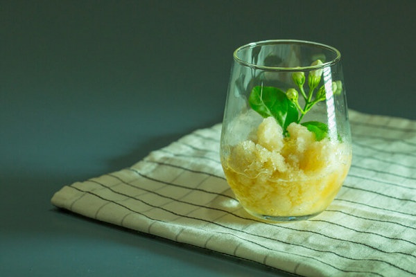 0失败简单糕点,茉莉花茶加冰糕