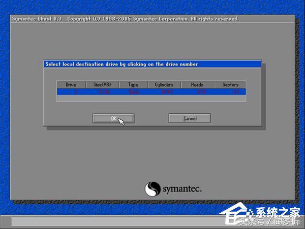 一键ghost系统还原操作流程,ghost还原选disk还是partition