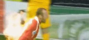 当足球遇到特效搞笑视频,足球慢动作里的特效