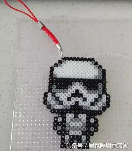 手工活大家一起干,拼豆豆手工教程