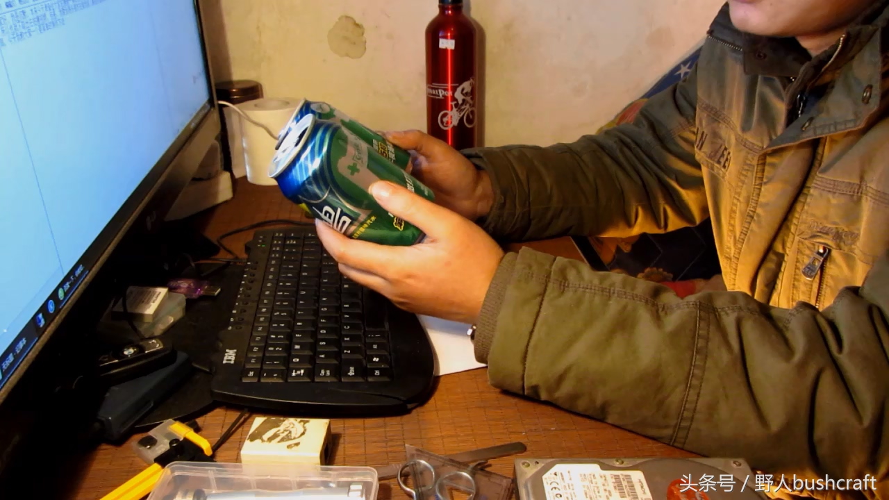 微型易拉罐酒精炉,易拉罐聚火酒精炉