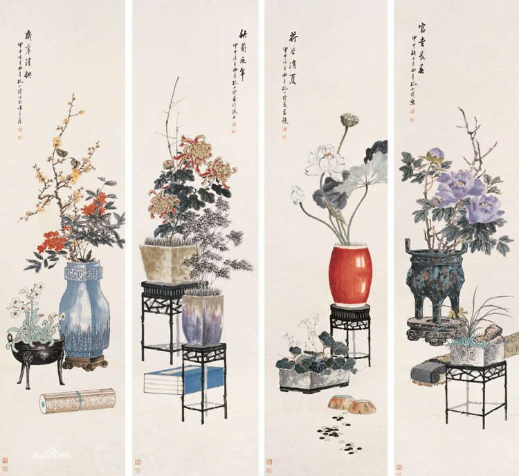 海派花鸟画谁的比较好,海派名家张雄花鸟画