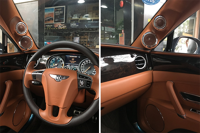 12款宾利欧陆音响改造,街拍新款宾利欧陆音响