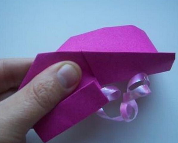 手工纸鞋子的叠法,手工折儿童鞋子简单又漂亮