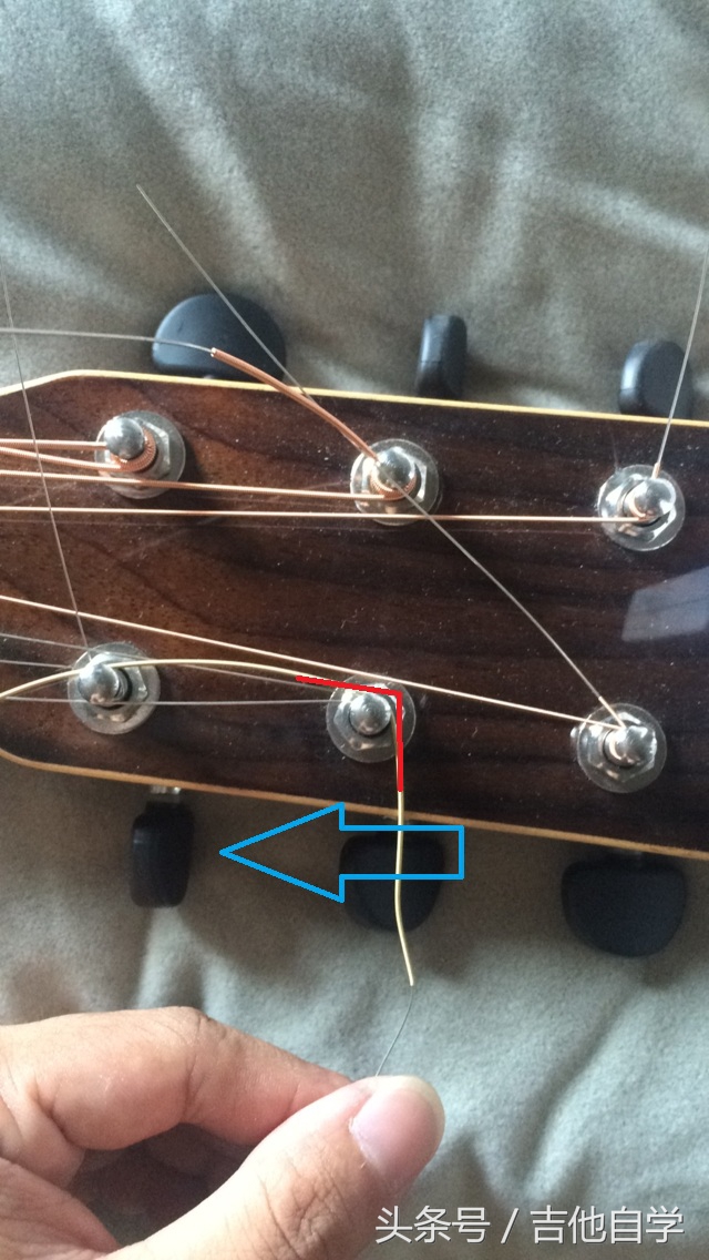 吉他换弦详细教程,马丁吉他换弦的正确方法