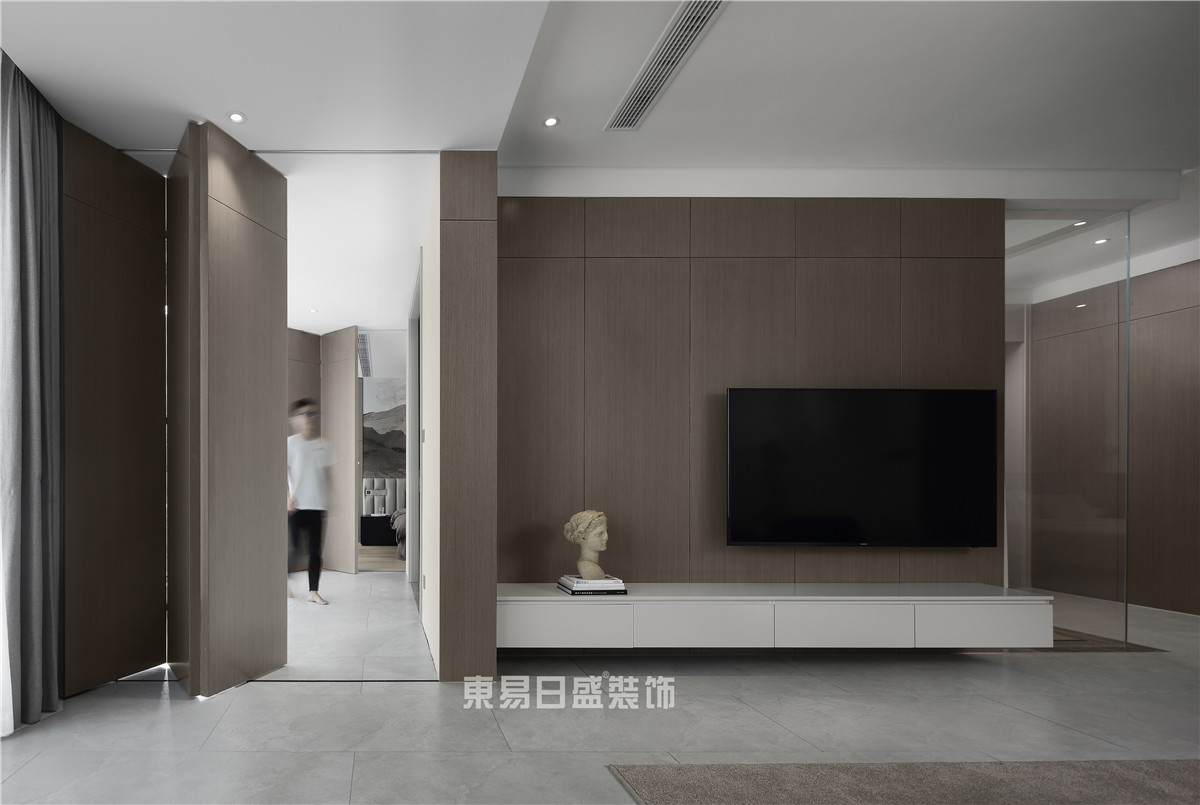 南京110平轻奢装修全包,2万装修140平毛坯房极简风效果图