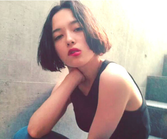 不染不烫的自然中分短发,适合中分的短发型