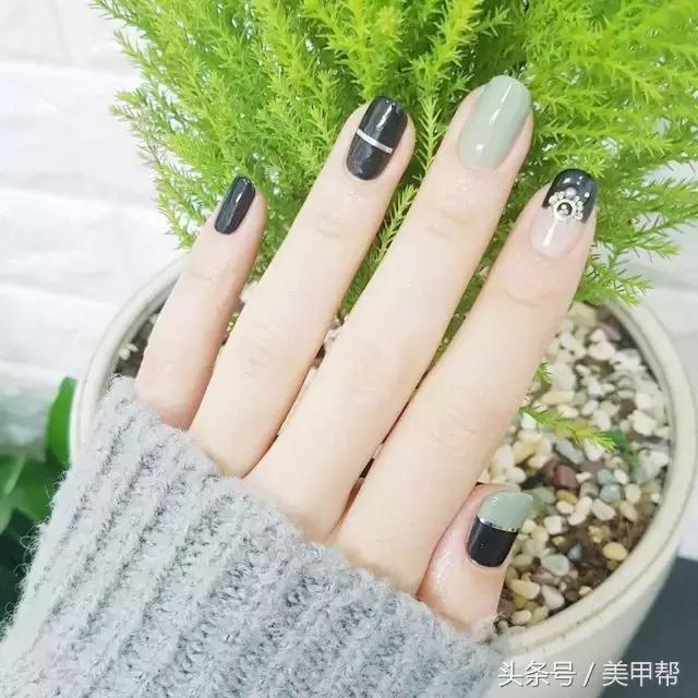 真人美甲款式视频,真实试色美甲