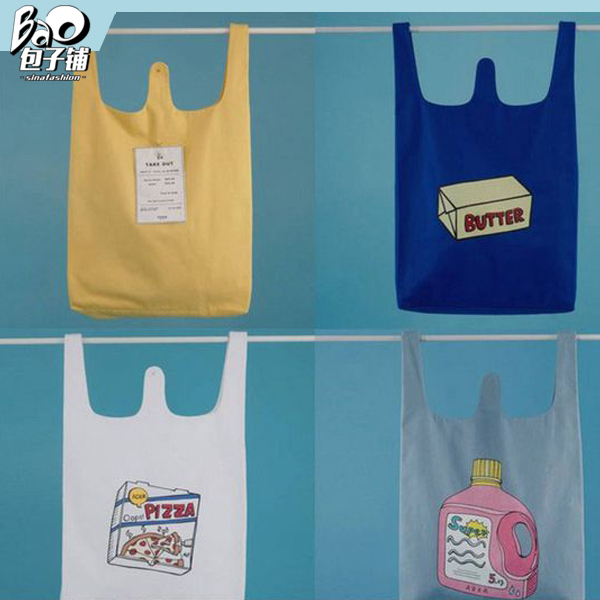 帆布购物袋时髦,时髦的购物袋