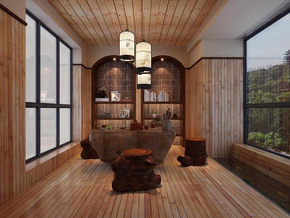 石家庄泰丰观湖一楼带院,泰丰观湖两室两厅装修效果