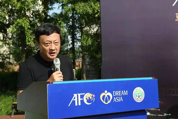 中国足球公益捐赠,足协捐赠仪式讲话