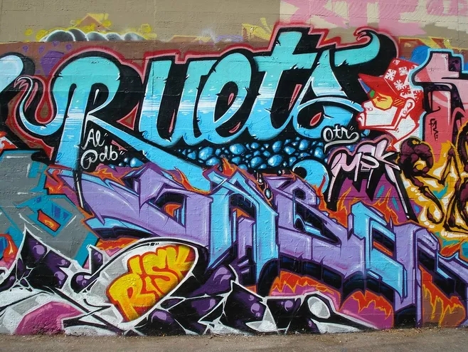 反抗體制、表達不滿、發洩情緒、控訴社會，涂鸦，一项叛逆的艺术