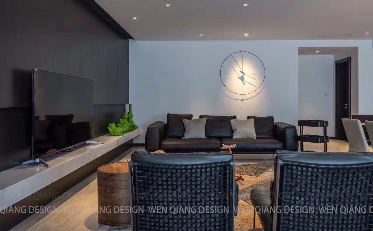 成都棕榈长滩188平装修效果,棕榈长滩欧式风格装修