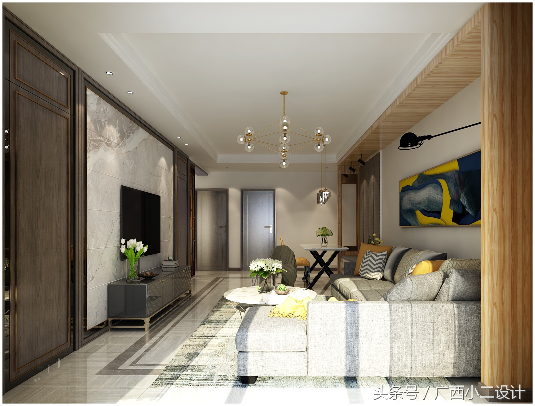 房间装修设计图1-3居室效果图,177平方米装修效果图