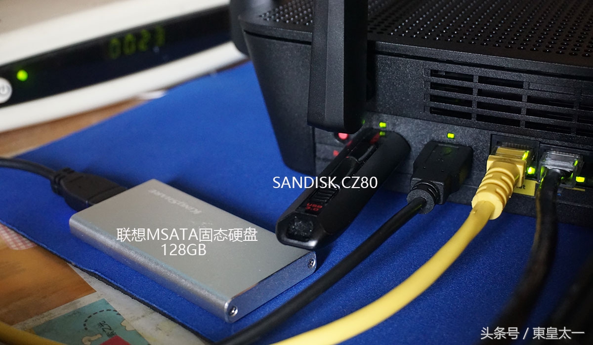 LinksysEA9300无线路由器外接存储读写速度真不错
